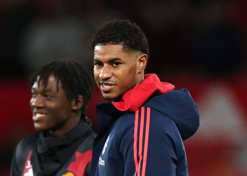 Rashford under opvarmning for United