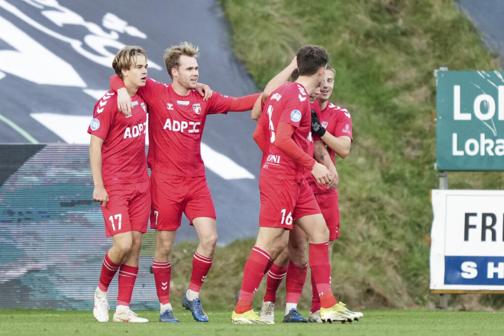 FC Fredericia jubler over mål