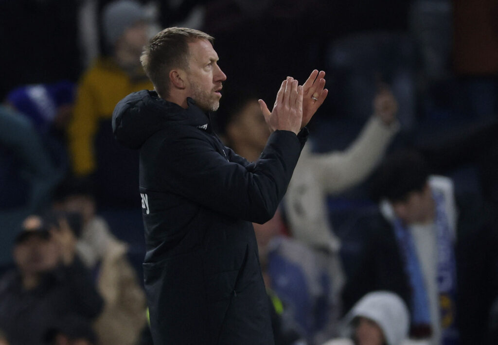 Graham Potter klapper.