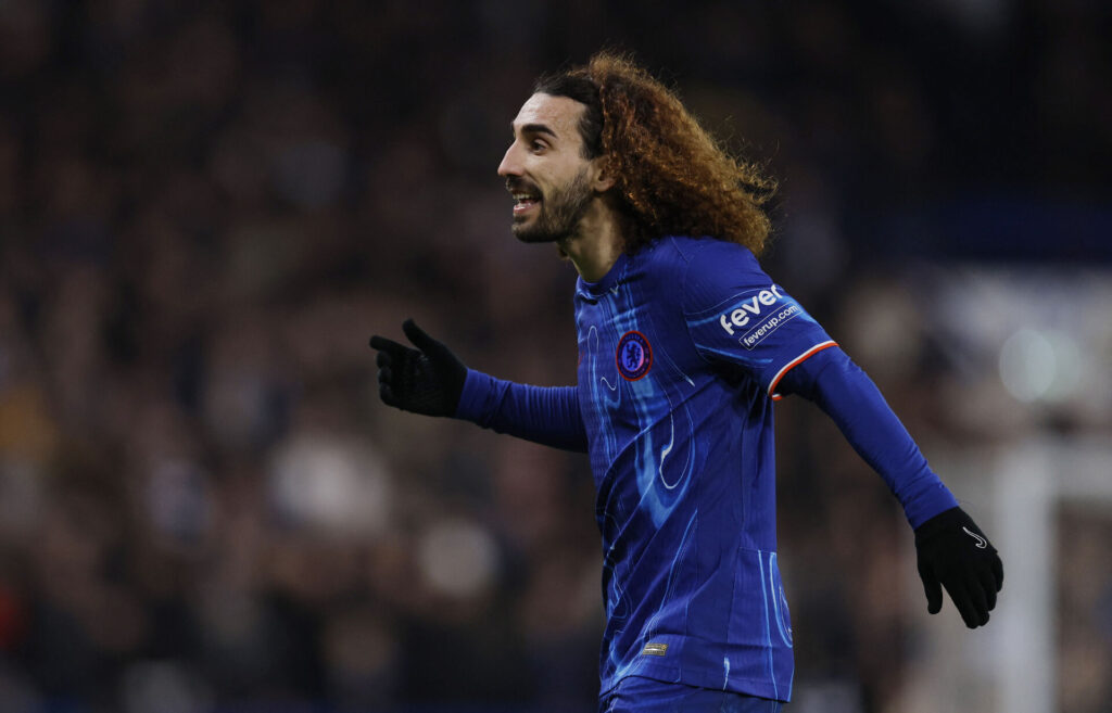 Marc Cucurella under Chelseas kamp mod West Ham.