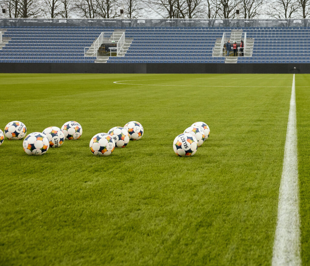 Superliga træningkampen mellem AGF og FC København på Vejlby Stadion i Aarhus lørdag den 8. februar 2025.