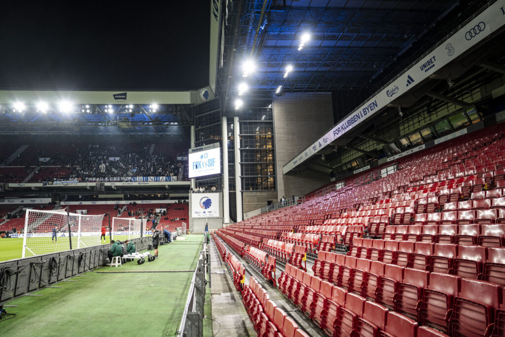 Parken inden en kamp mellem FC København og Silkeborg IF.