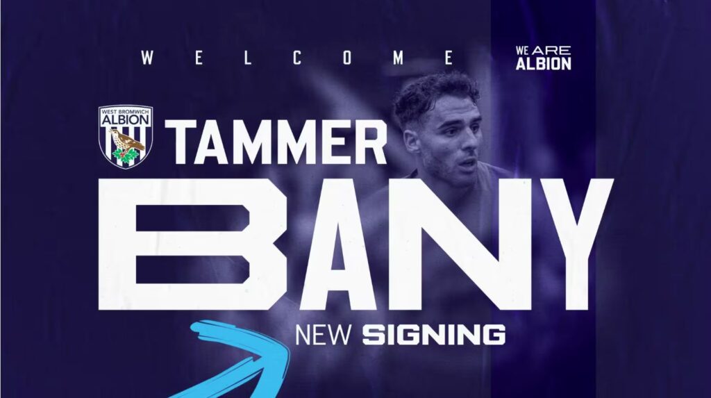 Tammer Bany skifter til West Bromwich Albion