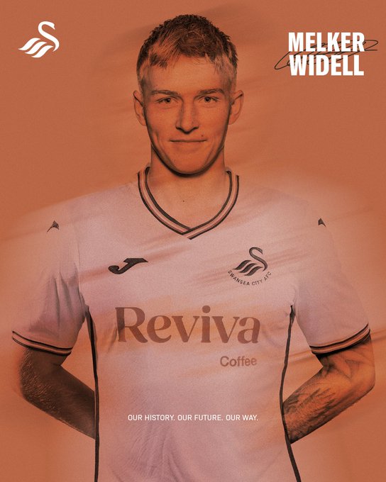 Melker Widell præsenteret i Swansea City.