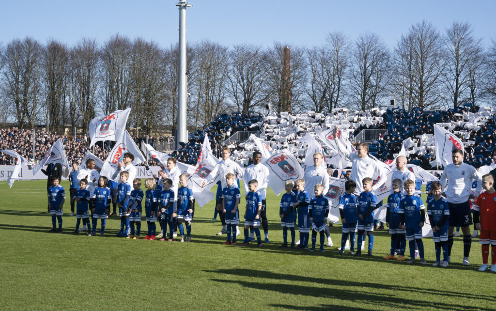 AGF spillerne unde rindløb på Ceres Park Vejlby.