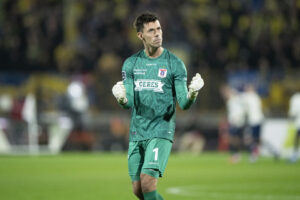 Jesper Hansen jubler over en AGF-scoring.