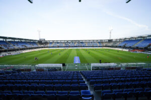 Blue Water Arena inden en pokalkamp.
