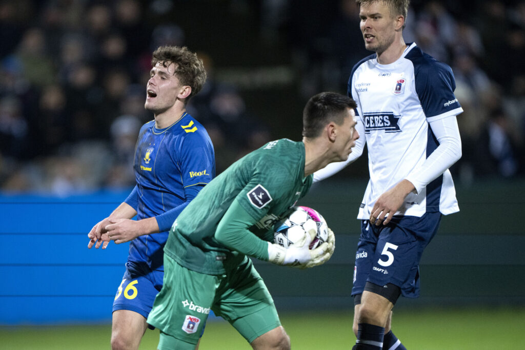 Jesper Hansen og Frederik Tingager har haft mange minutter sammen i AGF-defensiven.