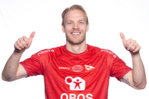 Mads Nielsen med to tommelfingre i luften.