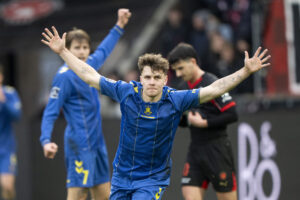 Mathias Kvistgaarden har netop scoret for Brøndby IF