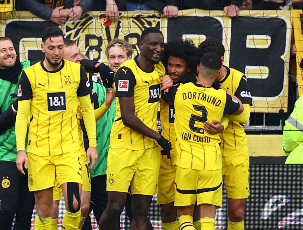 Dortmund jubler efter mål