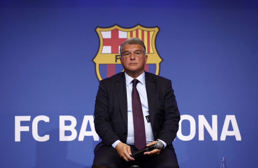 Joan Laporta, FC Barcelonas præsident.