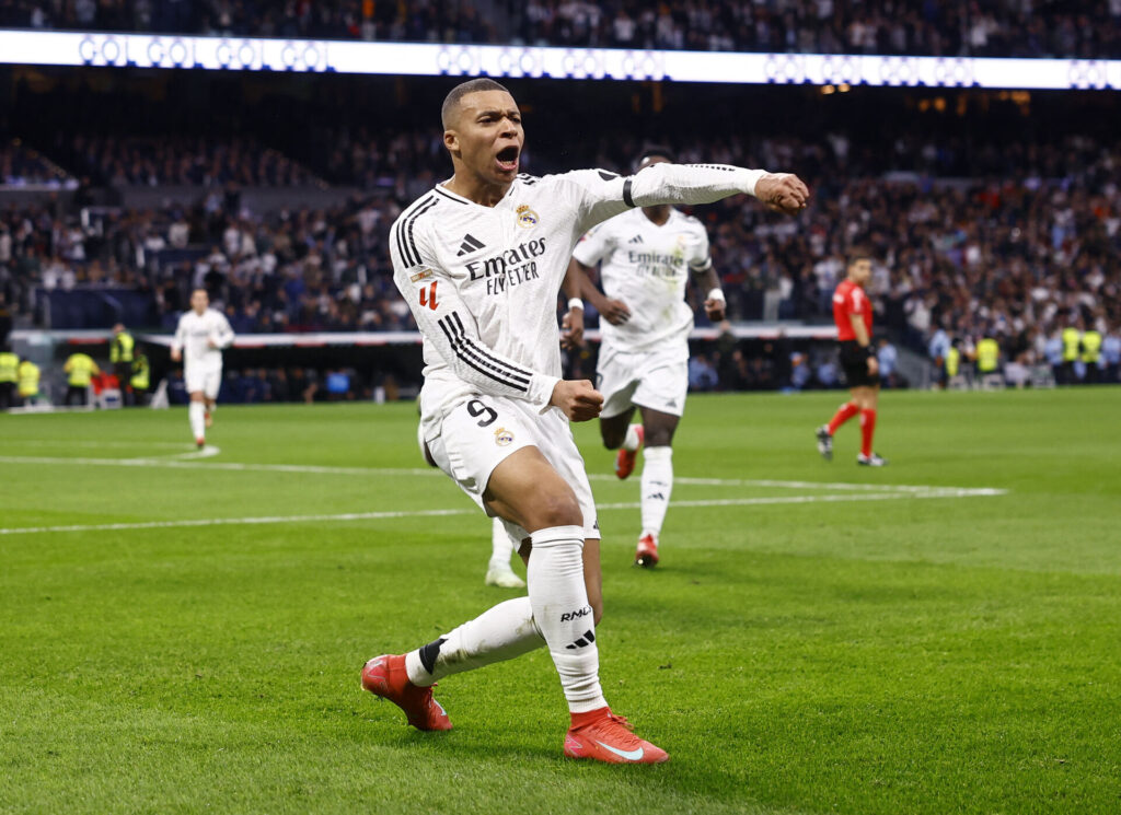 Kylian Mbappé jubler