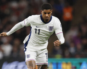 Rashford i aktion for England