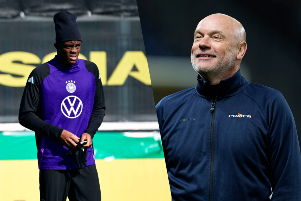 Uwe Rösler og Yann Bisseck.