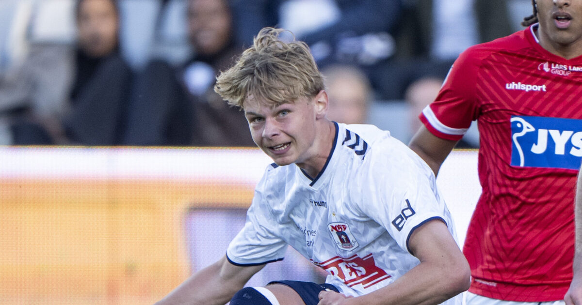 Officielt: AGF udstyrer talent med lang kontrakt Foto: Bo Amstrup/Ritzau Scanpix