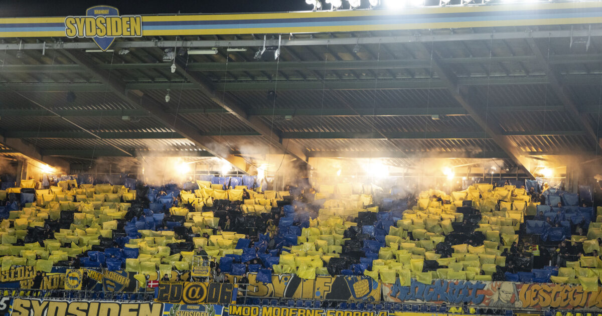Brøndby lancerer nyt sikkerhedstiltag til AGF-brag: Første af sin slags i Danmark Foto: Mads Claus Rasmussen/Ritzau Scanpix