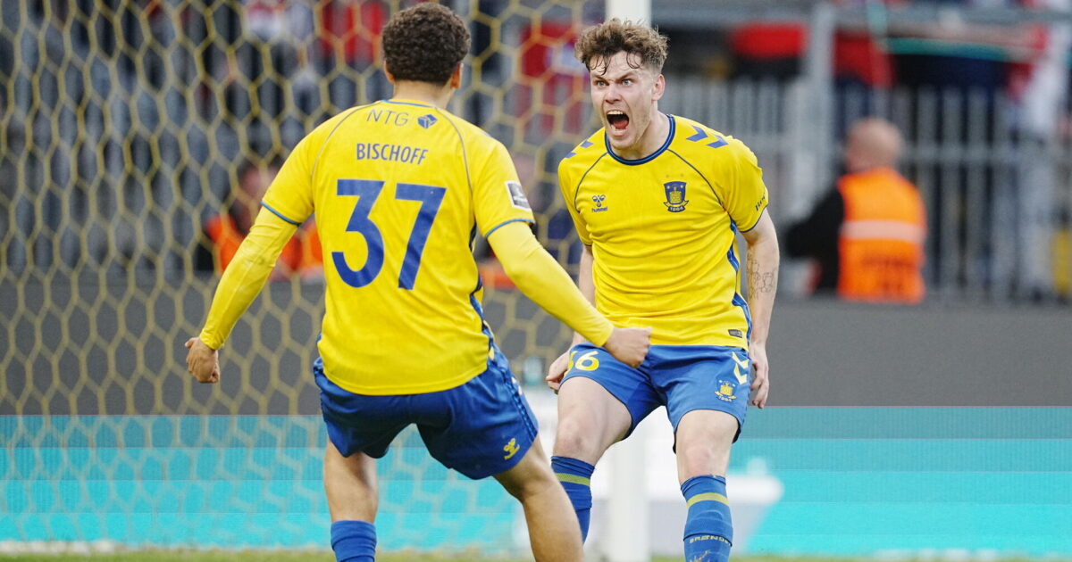 Indskiftet Brøndby-helt: Uha, det var specielt Foto: Liselotte Sabroe/Ritzau Scanpix