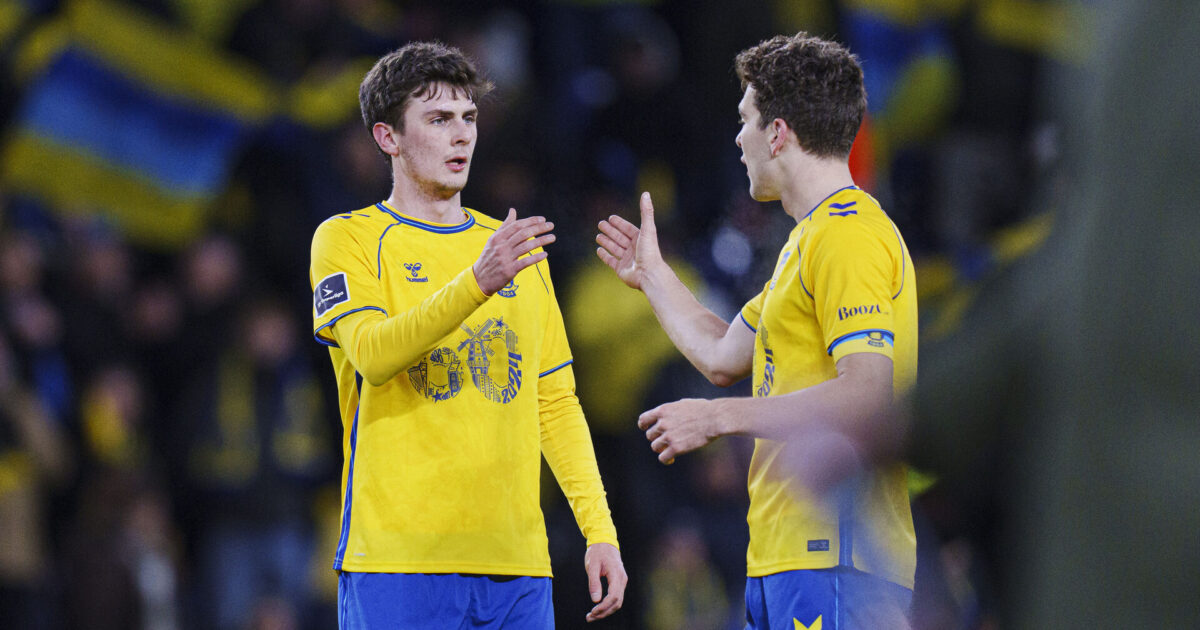 Brøndby-profil ser frem til at score på FCK-kammerat Foto: Liselotte Sabroe/Ritzau Scanpix