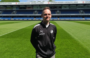 Tobias Bendixen med armene på ryggen på Cepheus Park.