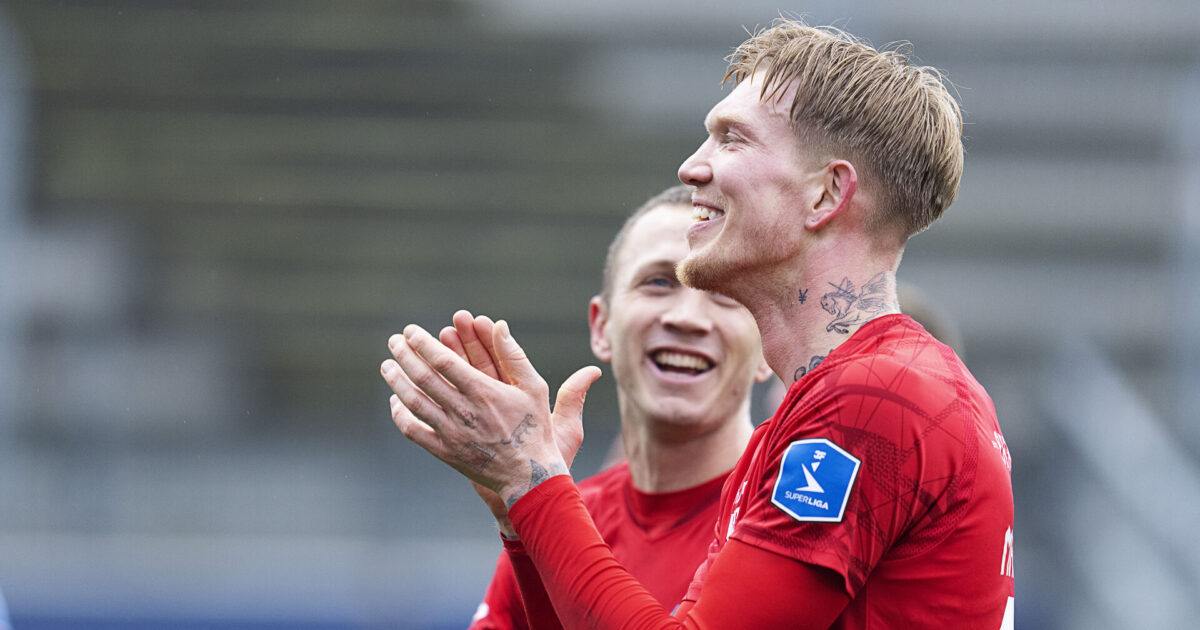 Tidligere dansk landsholdsangriber dukker OB trods Grot-scoring Foto: Claus Bech/Ritzau Scanpix