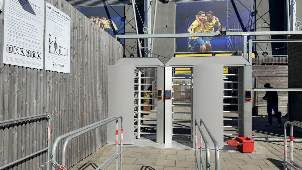 Indgangspartier på Brøndby Stadion
