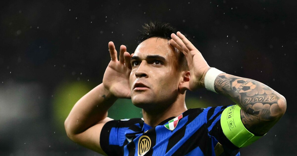 Følg onsdagens nyheder: Semifinalisterne blev fundet Inter Milan's Argentine forward #10 Lautaro Martinez celebrates scoring his team's first goal during the UEFA Champions League quarter final second leg football match between Inter Milan and Bayern Munich at the San Siro stadium in Milan on April 16, 2025. (Photo by Marco BERTORELLO / AFP)