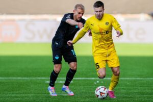 Gustav Isaksen under Lazios kamp mod Bodø/Glimt.