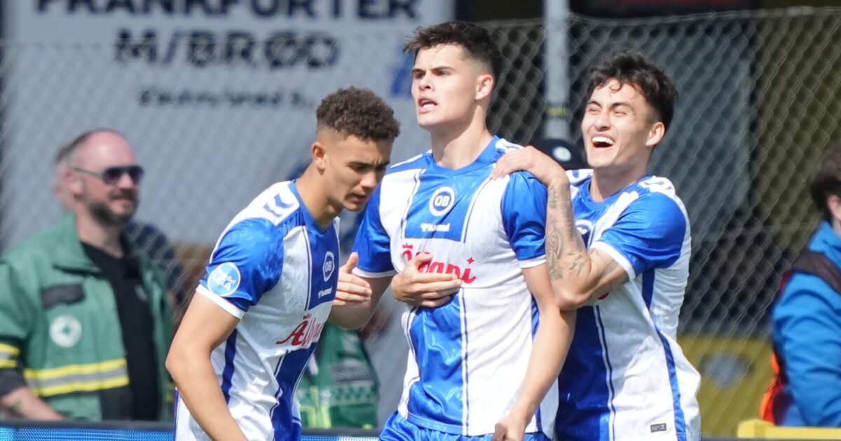 Helt uden at imponere: OB er officielt tilbage i Superligaen Foto: Claus Fisker/Ritzau Scanpix