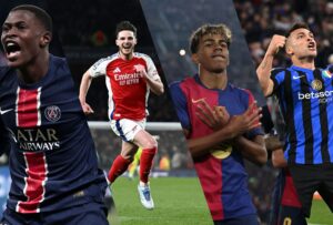 En kolage med de fire vindende kvartfinalister.