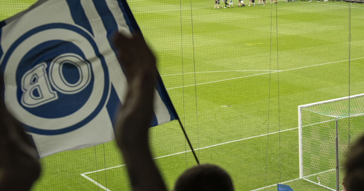 OB straffes for pyro-afbrænding i målfest Foto: Mads Claus Rasmussen/Ritzau Scanpixx