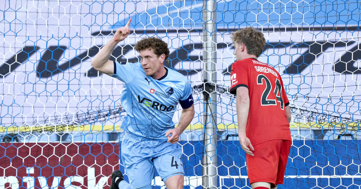 Dobbelt-målscorer Dammers: Var vist bare heldig Foto: Henning Bagger/Ritzau Scanpix