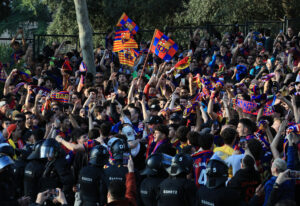 FC Barcelonas fans.