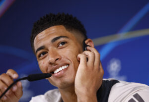 Bellingham på pressemødet.