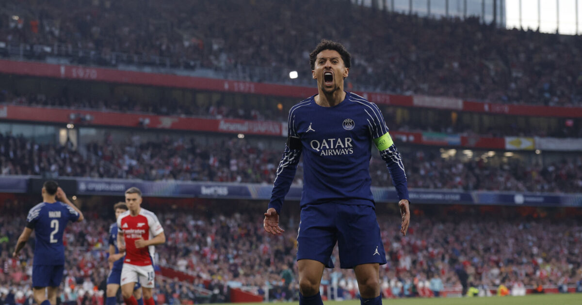 Trods annulleret mål: PSG’s lynscoring sætter Arsenal til vægs Foto: Andrew Couldridge/Reuters/Ritzau Scanpix