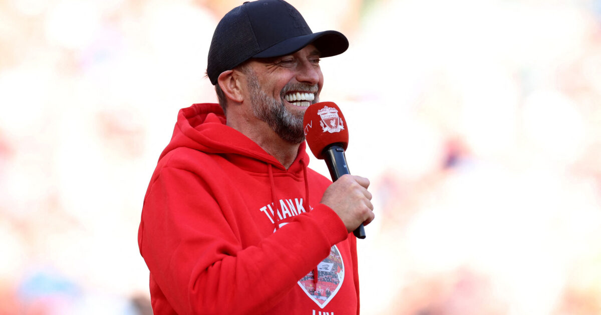Klopp sender kærlig hyldest til Liverpool: YNWA – tak Foto: Phil Noble/Reuters/Ritzau Scanpix