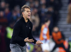 Julen Lopetegui er frustreret.