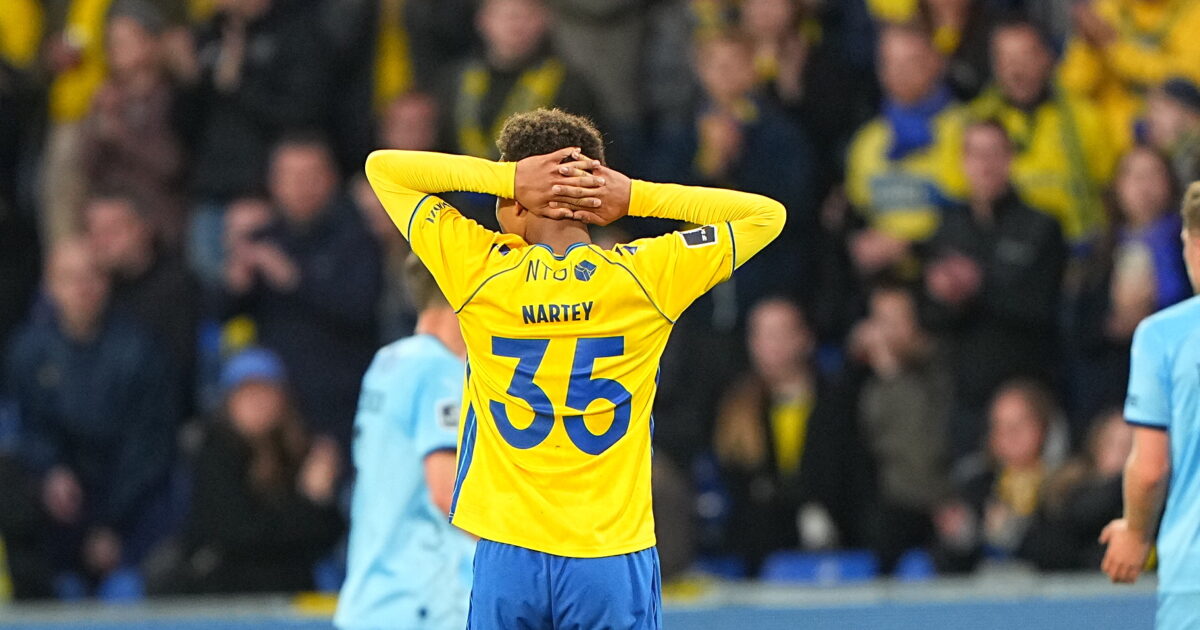 Stimen slut: Kæmpe mål-fuser i Randers Foto: Bo Amstrup/Ritzau Scanpix