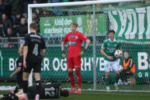 Sønderjyske-spillerne er skuffede efter et indkasseret mål.