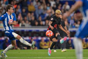 Lamine Yamal scorer for FC Barcelona.
