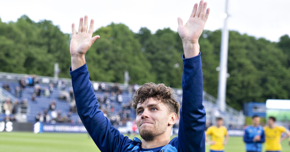 Kvistgaarden i rødt og hvidt: Troede ikke det ville ske for mig her Foto: Henning Bagger/Ritzau Scanpix
