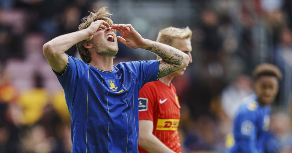 Vallys uden sejr i fem kampe: Det er ikke optimalt i Brøndby Foto: Liselotte Sabroe/Ritzau Scanpix