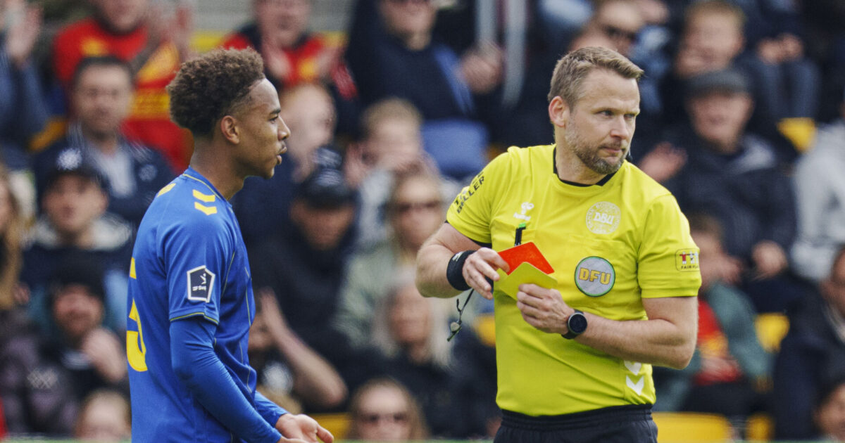 Narteys røde dummert: Man skal ikke se sig sur på ham Foto: Liselotte Sabroe/Ritzau Scanpix