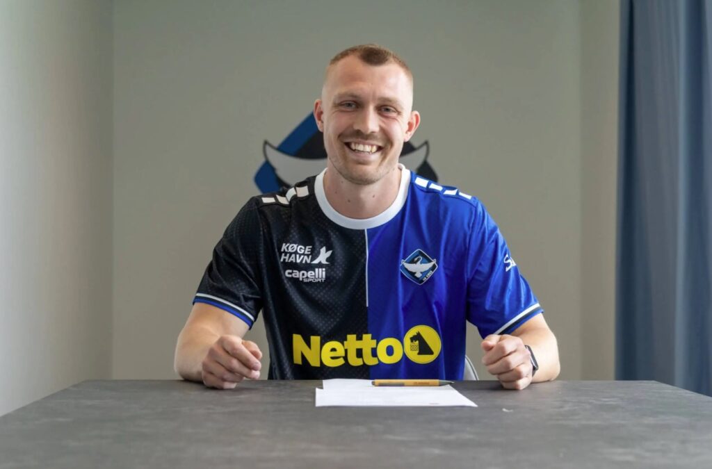 Laurits Bust med et stort smil.