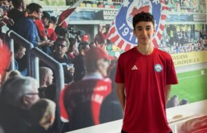 Marcello Lind i en Silkeborg-trøje.