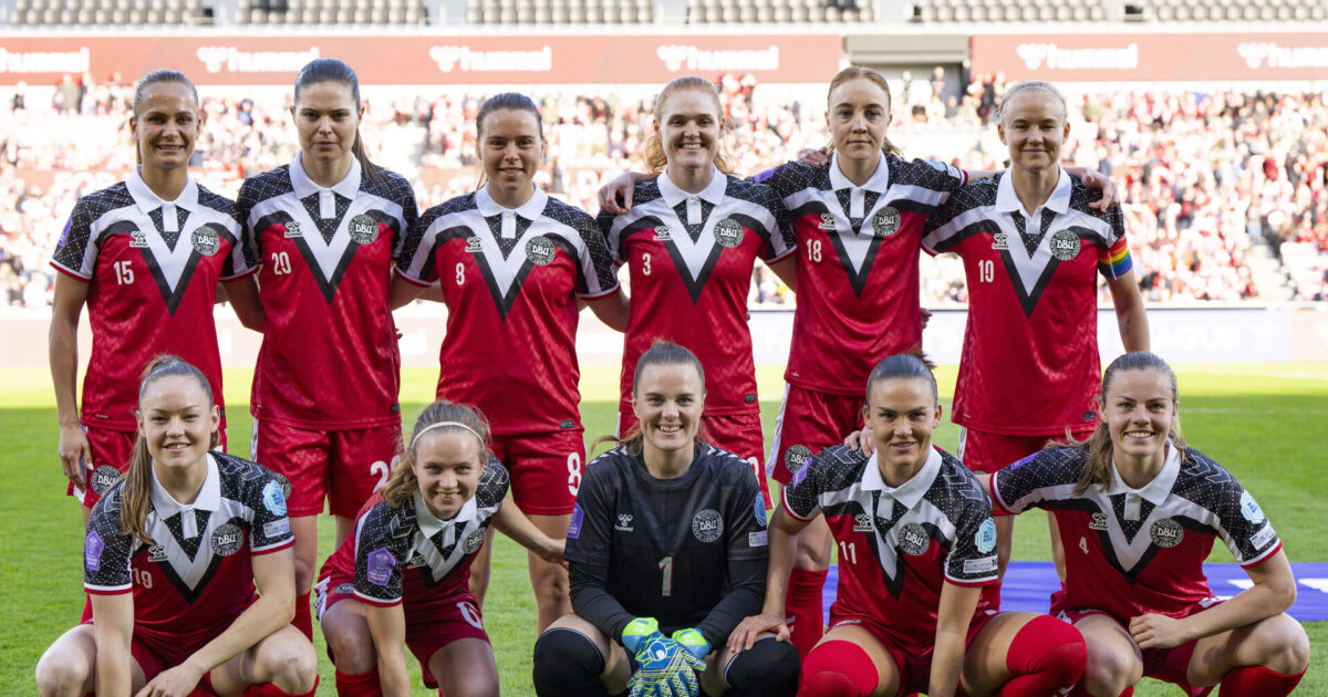 Hvem skal Danmark møde til EM i kvindefodbold? Fuld guide her Foto: Bo Amstrup/Ritzau Scanpix