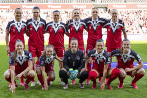 Det danske kvindelandshold der skal spille EM i Schweiz i 2025