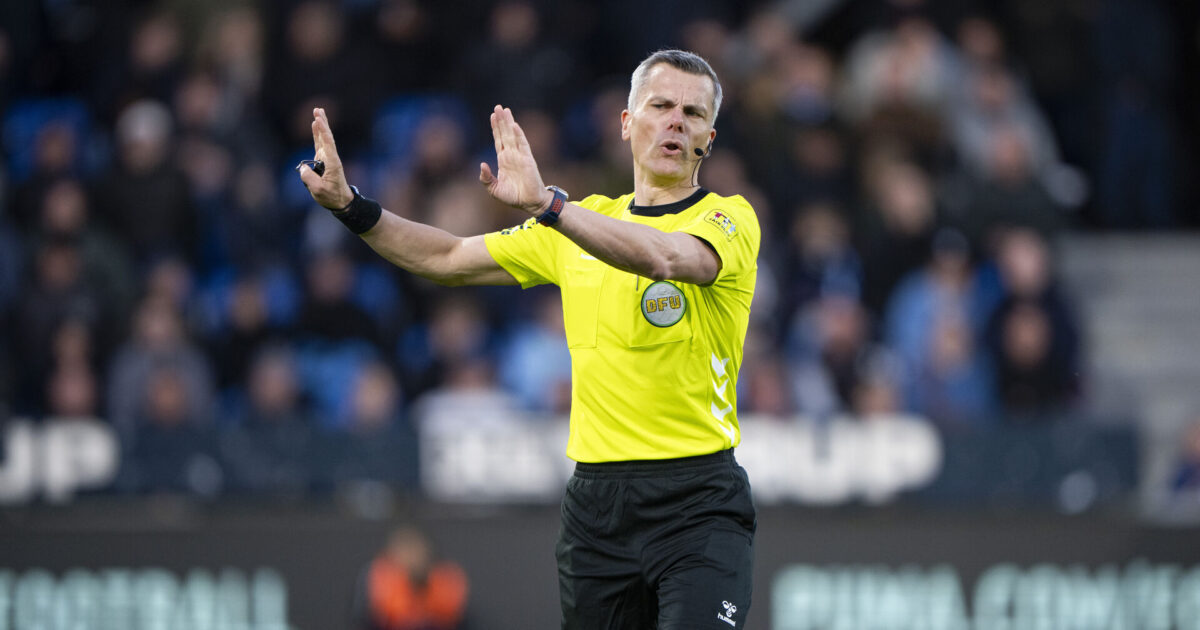 Dommerpåsætning: De fløjter guldkendelserne i sidste runde Foto: Bo Amstrup/Ritzau Scanpix