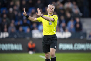 Michael Tykgaard under en Superliga-kamp.