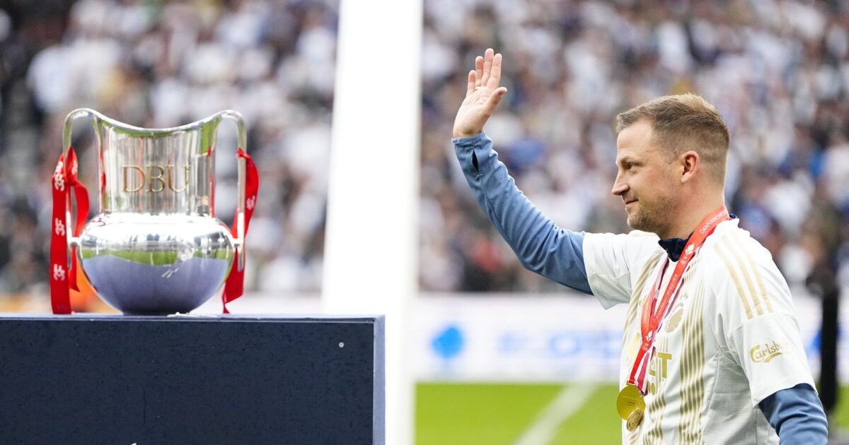 Midt i guldfejring: Neestrup bliver i F.C. København Foto: Mads Claus Rasmussen/Ritzau Scanpix